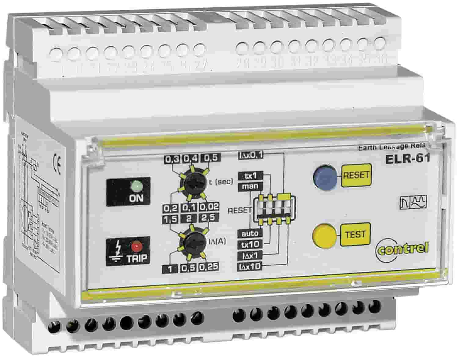 رله ارت لیکیج ریلی ELR-61/ELR-m61/ELR-62/ELR-m62