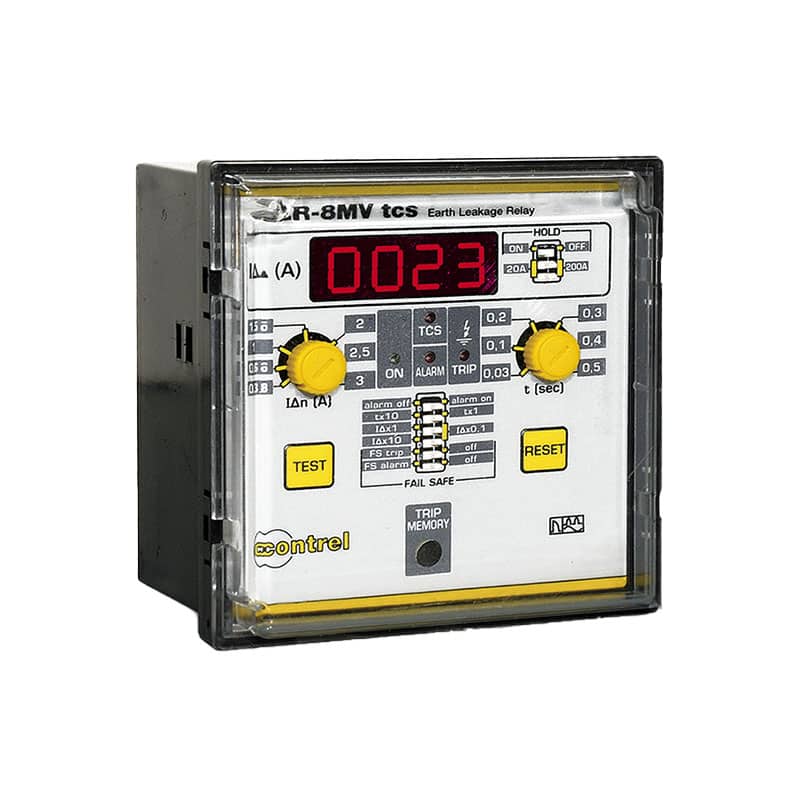 رله ارت لیکیج تابلویی ELR-8V / ELR-8tcs / ELR-8MV tcs