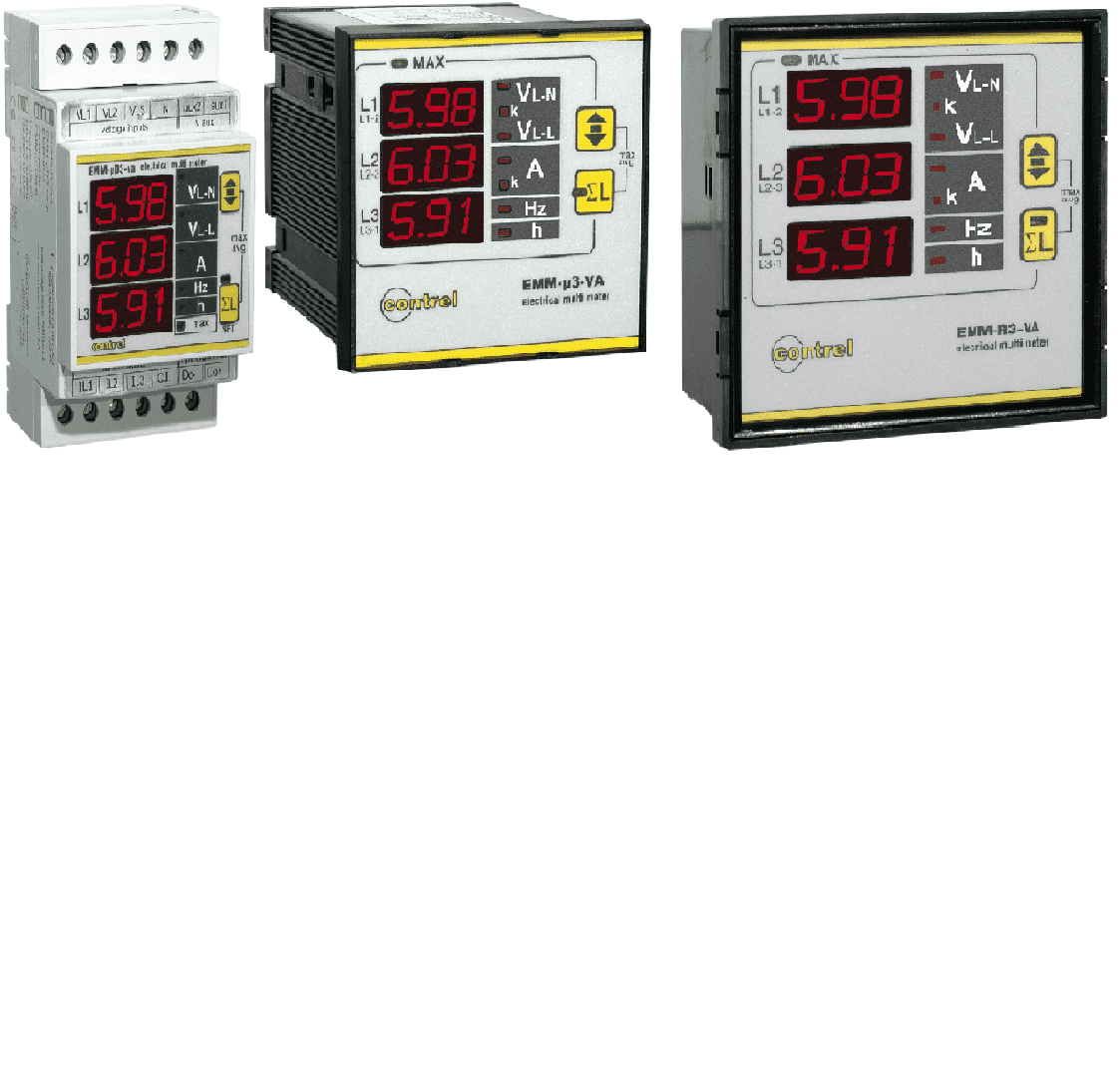 مولتی‌متردیجیتال  EMM-µD3VA/EMM-µ۳VA/EMM-R3VA